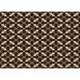 thumbnail image 1 of Ahgly Company Machine Washable Indoor Rectangle Transitional Black Brown Area Rugs, 2' x 4', 1 of 7