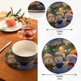 thumbnail image 3 of SKYSONIC Snowmen Cute Winter Pot Holders Trivets, 2 Pcs Heat Resistant Trivets,Cotton Thread Weave Mats for Hot Pads Pans Pot Bowl Teapot for Kitchen Decor, 3 of 7