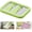 Green, variant on Ice Craft Frozen Dessert Pan, At-Home Rolled Ice Cream Maker Kit, DIY Rolled Ice Cream Tray, Instant Freeze Plate with 2 Scrapers, Frozen Yogurt Maker, Easy Desserts