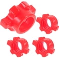 thumbnail image 1 of HUGFEGWE 4 Pcs Serre-Joints de Vis pour Barre 1 Pouces Colliers de Verrouillage de Rotation pour Barre Écrous de Fixation de Vis pour Entraînement Haltérophilie Mise en Forme Entraînement Rouge CJB91-33237, 1 of 9