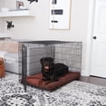 thumbnail image 3 of Happy Hounds Cooper Deluxe Reversible Crate Pad, Burgundy, Extra Large (48" x 30"), 3 of 6
