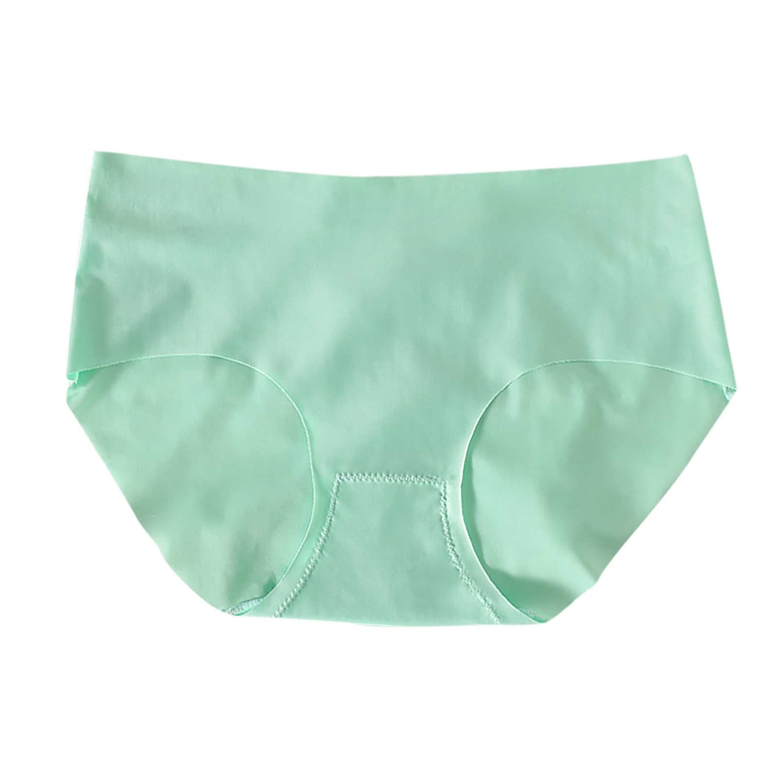 Eashery Panties For Women Naughty Play Women's Underwear Smooth Green  Medium 