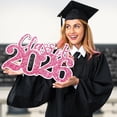 thumbnail image 3 of Graduation Decorations Class of 2026 Pink Graduation Decorations Rose Gold Class of 2026 Wooden Sign Graduate Photo Props for Grad Party Supplies, 3 of 7