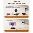 thumbnail image 3 of SwanScout Wireless Charger Stand for iPhone 16/15/14/13/12 Series, Detachable Magnetic Wireless Charging Station Compatible with Mag Safe, SwanScout 506M, 3 of 7