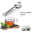 thumbnail image 4 of Stainless Steel Tea Bag Squeezer Teabag Tong Holder Herb Grip Kitchen Tool Lemon Slice Clip, 4 of 5