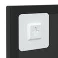 thumbnail image 5 of vidaXL Wall Mirror Black 60x40 cm Metal, 5 of 5