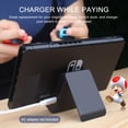 thumbnail image 5 of Support de Commutation pour Nintendo, Station de Recharge pour Nintendo Switch et Nintendo Switch Lite/OLED, Support de Charge Portable et Ajustable pour Nintendo avec Port de Chargeur USB Type‐C (Noir), 5 of 5