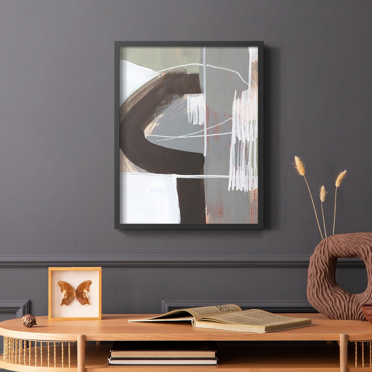 Arching Neutrals IV in Paper Solid Wood 8 x 10 Framed Print