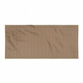 thumbnail image 1 of Ethnic Gym Towel, Traditional Native Bohemian Peruvian Geometric Zigzag Design Pattern, One-Sided Quick Dry Microfiber for Beach Fitness & Swimming, 60" x 30", Taupe Ginger and Rust, by Ambesonne, 1 of 2