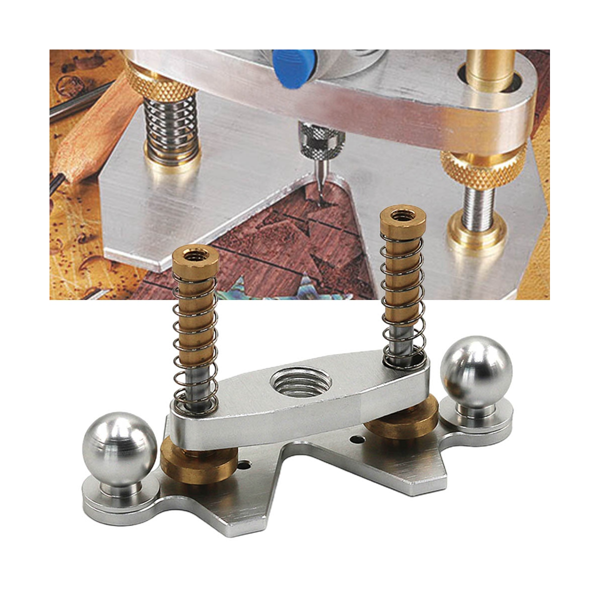 1 x Guitar Sound Hole Tool Base(A)-As Shown