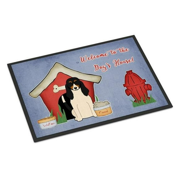 Carolines Treasures BB2798MAT Dog House Collection Swiss Hound Indoor or Outdoor Mat, 18 x 0.25 x 27 in.