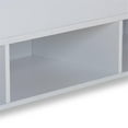 thumbnail image 5 of Bowery Hill White Finished Wood Twin Size Storage Platform Bed, 5 of 9
