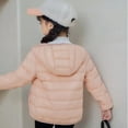 thumbnail image 6 of AJZIOJIRO 3-10Y Kids Girls Boys' Zipper down Jacket Lightweight Puffer Jacket Hooded Outerwear Waterproof Casual Coat, 6 of 9