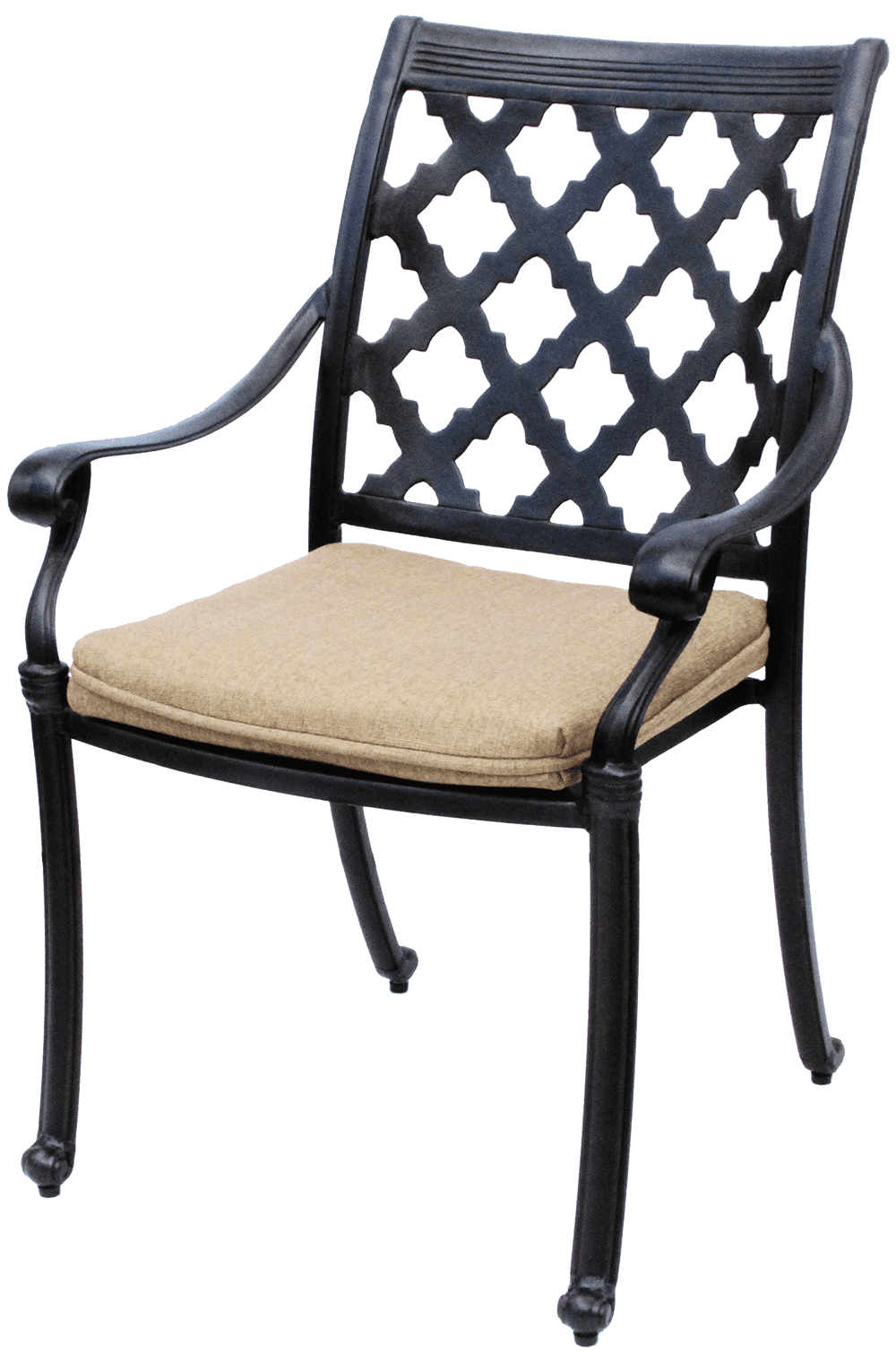 Camino Real Cast Aluminum Outdoor Patio Dining Chair