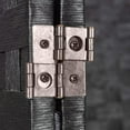 thumbnail image 2 of Legacy Decor Room Divider 3 Panel Weave Design Fiber Black Color, 2 of 5