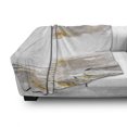 thumbnail image 3 of Flower Soft Flannel Fleece Throw Blanket, Pure Romantic Orchids Branch on Rippling Water Print, Cozy Plush for Indoor and Outdoor Use, 60" x 80", Off White Orange, by Ambesonne, 3 of 6