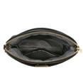 thumbnail image 6 of FashionPuzzle Paisley Print Small Dome Crossbody with Chain Strap (Black/Brown), 6 of 8