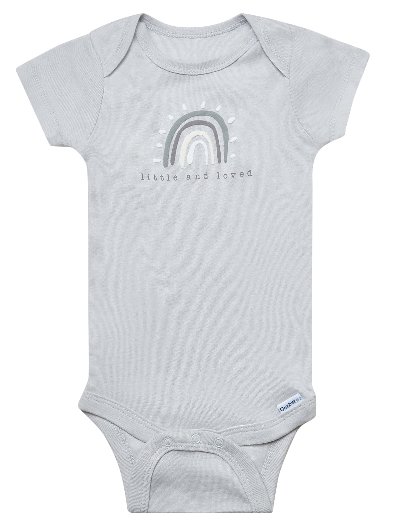 Gerber Gender Neutral Short Sleeve Onesies, 6-Pack, Sizes Newborn - 18 Months