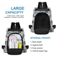 thumbnail image 6 of FORMRS Women's Travel Backpack Purse Anti-Theft Hidden Pockets Casual Shoulder Bag, Snowy Winter, 6 of 7