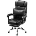 thumbnail image 2 of Big & Tall Office Chair with Footrest - 300lb Capacity, High Back & Lumbar Support, 2 of 10