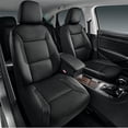 thumbnail image 1 of Fundas de asiento de coche Skechers de piel viscoelástica negra x2, 1 of 8
