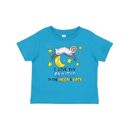 

Inktastic I Love my Auntie to the Moon and Back Cute Sheep Boys or Girls Baby T-Shirt