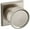 Lifetime Satin Nickel, variant on Baldwin K008190PASS K008 Hollywood Hills Passage Door Knob Set - Black