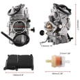 thumbnail image 2 of Carburetor for ATVs 350 YFM350 2WD 4WD WARRIOR 350 YFM350 400 YFM400 4WD, 2 of 6
