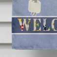 thumbnail image 4 of Carolines Treasures CK3615CHF Poodle Welcome Flag Canvas House Size, 4 of 4