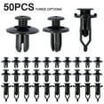 thumbnail image 2 of HOTBEST 50pcs Car Body Trim Clips, Plastic Nylon Riet Trim Clamp Car Riet Clips Car Push Retainer Pins Bumper Expansion Screws Replacement Kit, 2 of 9