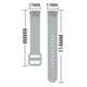 thumbnail image 3 of Correa de correa de muñeca de correa de reloj ajustable deportiva de TPU para Samsung Galaxy Fit SM-R370 Ndcxsfigh Para estrenar, 3 of 7