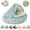 Green, variant on Cozy Cocoon Pet Bed for Dogs, Covered Dog Bed with Hood, Plush Cave-Style Pet Bed for Medium Dogs, Soft and Warm Design