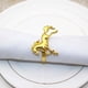 thumbnail image 1 of FUTUREORYY 4Ud Para Servilletas De Caballo En Metal Dorado Para Con Animal, 1 of 8