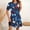 B40 Multicolor womens summer dresses clearance under $5, variant on Cagogo Ladies Casual Fourth of July Beach Party Dress Under $5 Summer Patriotic Short Sleeve American Flag 4th of July Midi Dress Bohemian Black Bridal Shower Dresses