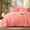 Coral Orange, variant on Joyfy Queen Comforter Set Olive Green, 3 Pieces Floral Queen Bedding Set with 1 Soft Reversible Botanical Comforter and 2 Pillow Shams, Bed in a Bag for All Seasons