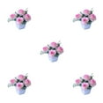 thumbnail image 1 of Transemion Wide Application Artificial Plant For Various Settings Low Maintenance Pink 5Set, 1 of 6