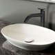 thumbnail image 4 of Matte-Black Bathroom Faucet Minimalist Hot Cold Water Sink Mixer Tap Deck Mount Stainless Steel Basin Faucet Single Hole Tapware, 4 of 11
