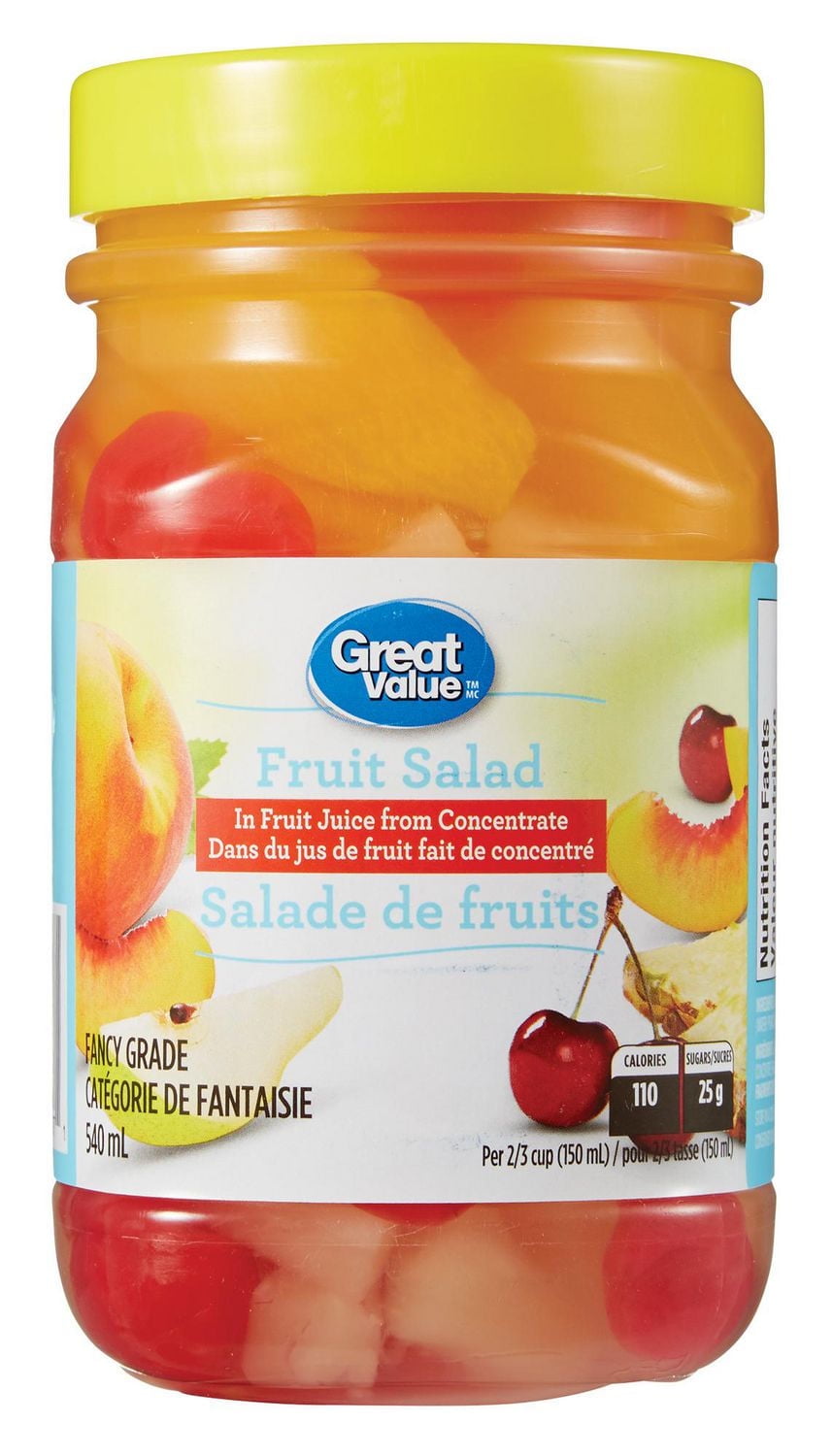 Great Value Fruit Salad Jar