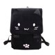 thumbnail image 1 of Qarigey De Mujer Elegante Y Práctica Para El Día A Día De Lona Mochilas Para Niñas Para Mujer Mochilas Gato rosa, 1 of 6