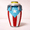 #02 A, variant on Caribbean Themed Conga-Style Can Holder, Puerto Rican & Cuban Flag Insulated Can Sleeve, Sturdy 12oz Beverage Holder Ideal Holiday Gift C