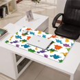thumbnail image 3 of Long Mouse Pads for Desk,Colorful Dinosaur Assortment Pattern Desk Mats on Top Of Desks, Desk Mouse Pad Extra Large with 3mm Non-Slip Base and Stitched Edge for Gaming,Office,Work,Home 31.5"x15.7", 3 of 6
