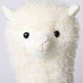 thumbnail image 2 of Juguete de peluche de alpaca, animal de peluche de llama, muñeca grande de 38 cm, almohada de felpa, regalo de Navidad para el día de San Valentín (blanco), 2 of 4