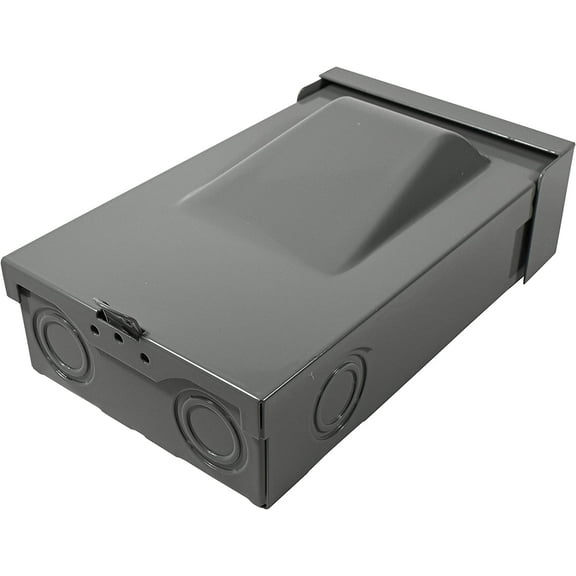 HQRP Fused A/C Disconnect Switch, Pull Out, Metal Box, 120/240VAC, 30-Amp, 1-Phase, 3-Wire, 2-Pole, Type 3R, Outdoor