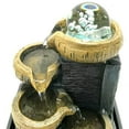 thumbnail image 4 of 3-Tier Desktop Water Fountain Decor W/LED US 110 V , Simple BUT Elegant C, 4 of 9