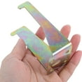 thumbnail image 3 of TEHAUX 2Pcs Wall Mounted Fire Extinguisher Bracket Iron Hook for Easy Installation and Space Saving, 3 of 8