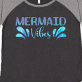 thumbnail image 4 of Inktastic Mermaid Vibes Text in Blues Women's Plus Size T-Shirt, 4 of 5