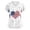 Red, variant on FrzhBrz Patriotic Scrub Tops Women 4th of July American Flag Stars Stripes Nurse Uniforms Trendy V Neck Side Slits Scrub Shirt Holiday Short Sleeve Medical Workwear with Pockets