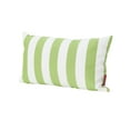 thumbnail image 2 of Noble House Hawthorne Water Resistant Fabric Striped Rectangular Throw Pillow, Green, 2 of 12