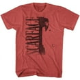 thumbnail image 1 of T-Shirt pour Adulte Scarface Rouge Chiné 5TG, 1 of 2