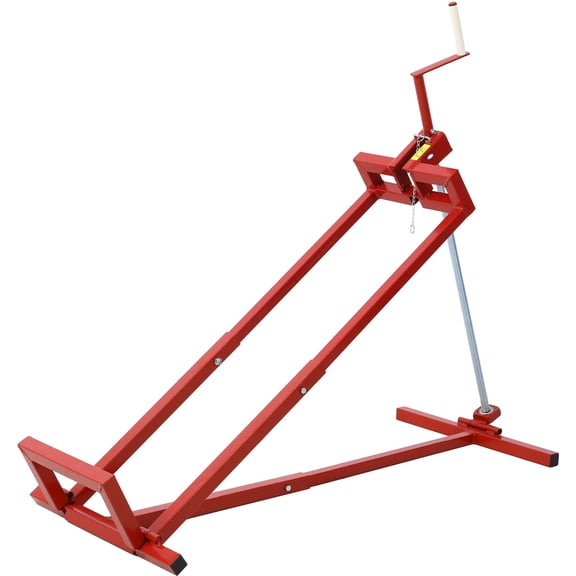 Easy Lawn Mower Jack Lift, Telescopic Maintenance Jack for Garden Tractors and Riding Lawn Mowers, 800 Lbs Capacity, Cleaning Aid, Universal, Lawn Tractor Lift, Lawn Tractor   45° Tilt Adjustable